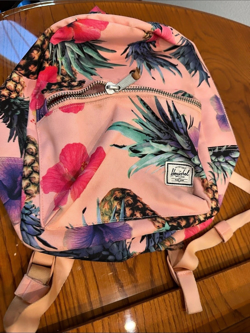 Herschel Floral Backpack in Pink & Purple